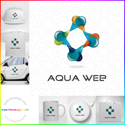 Koop een Aqua Web logo - ID:67095