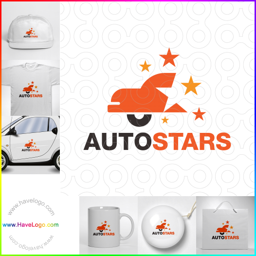 Compra un diseño de logo de Auto Stars 67144
