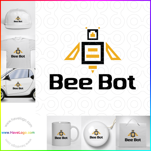 Compra un diseño de logo de Bee Bot 63722