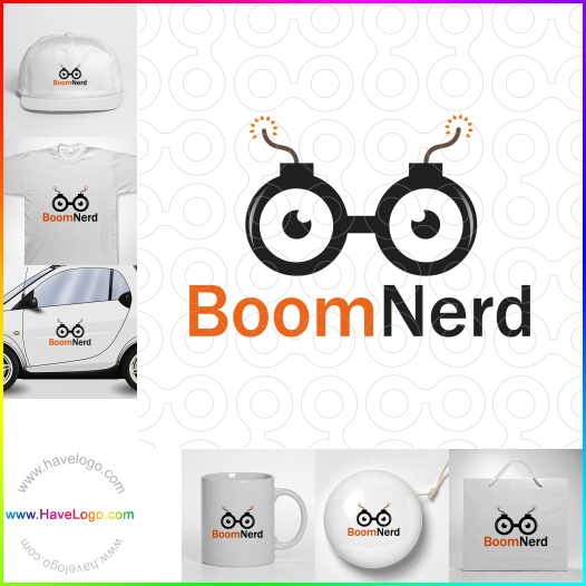Acheter un logo de Boom Nerd - 62445