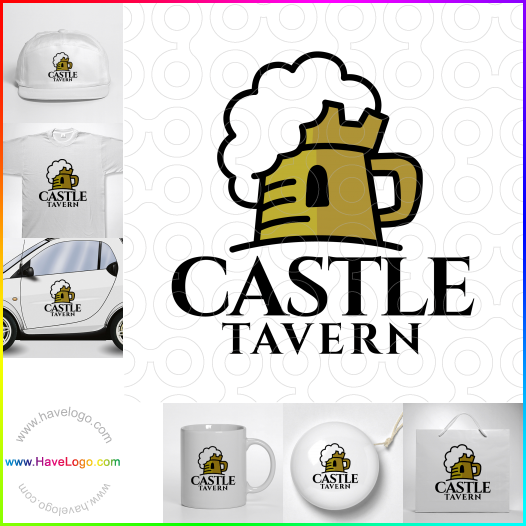 Compra un diseño de logo de Castle Beer 64379