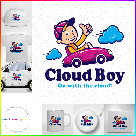 Compra un diseño de logo de Cloud Boy 64537