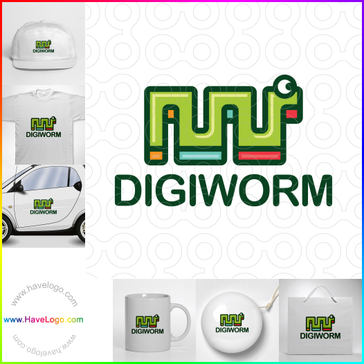Acquista il logo dello Digi Worm 62725