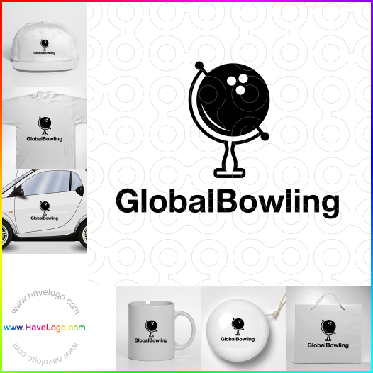 Koop een Global Bowling logo - ID:63824