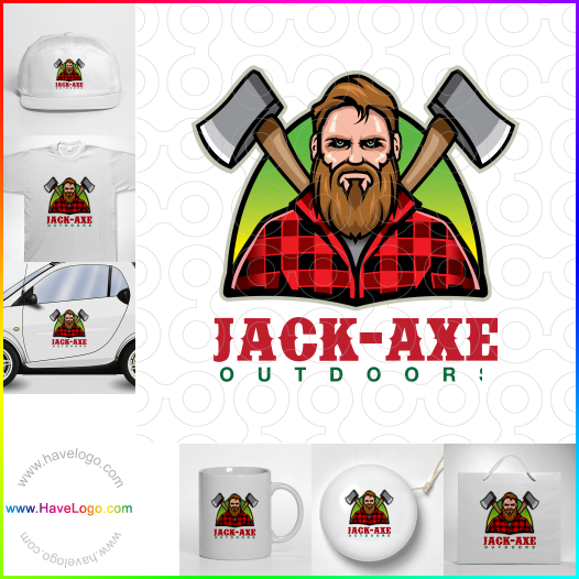 Compra un diseño de logo de Jack-Ax Outdoors 61317