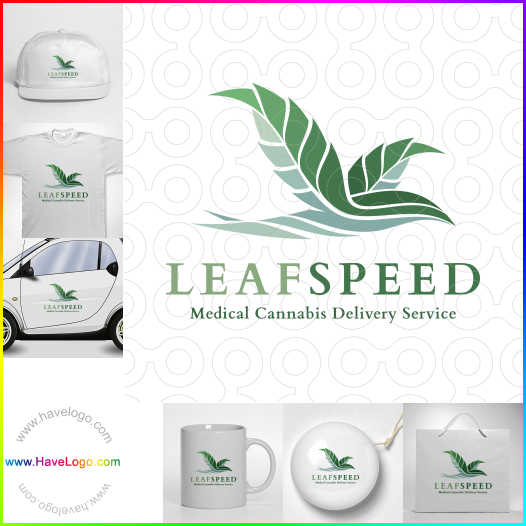 Compra un diseño de logo de Leaf Speed ​​ 60448