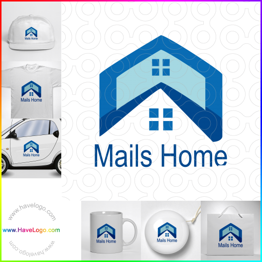 Compra un diseño de logo de Mails Home 65260