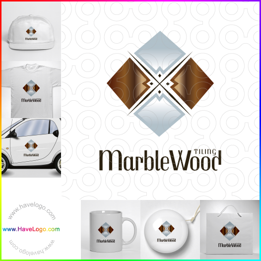Acquista il logo dello Marble Wood Tilinig 62399