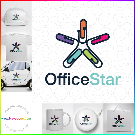 Compra un diseño de logo de Office Star 63552