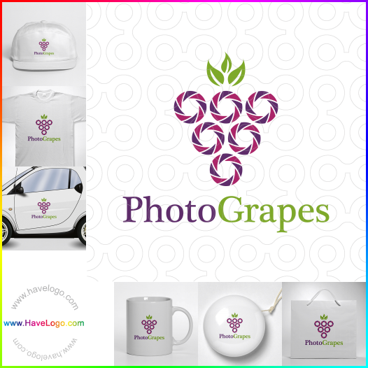 Compra un diseño de logo de Foto Uvas 62522