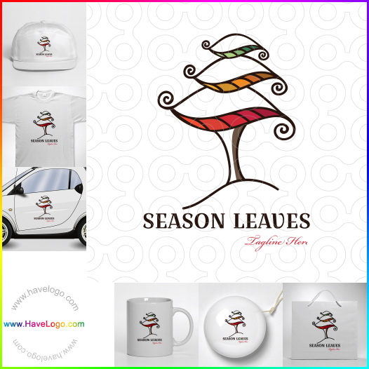 Compra un diseño de logo de Season Leaves 61967