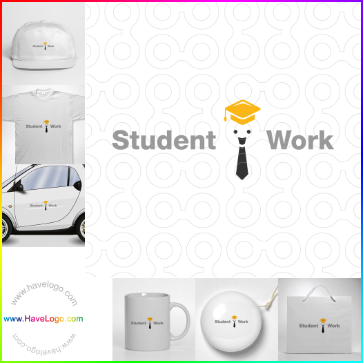 Compra un diseño de logo de Trabajo del estudiante 63320