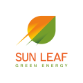 logo Sun leaf