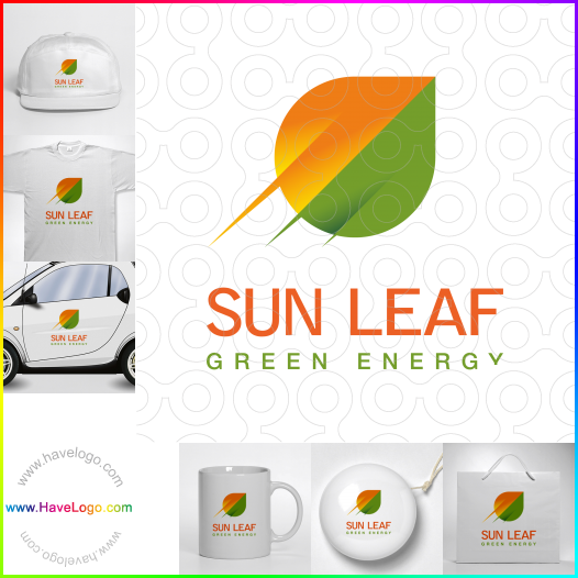 Acheter un logo de Sun leaf - 60107