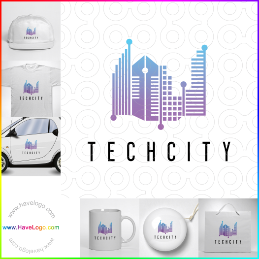 Koop een Tech City logo - ID:60417