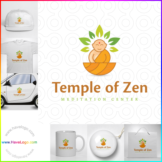 Compra un diseño de logo de Templo del Zen 61793