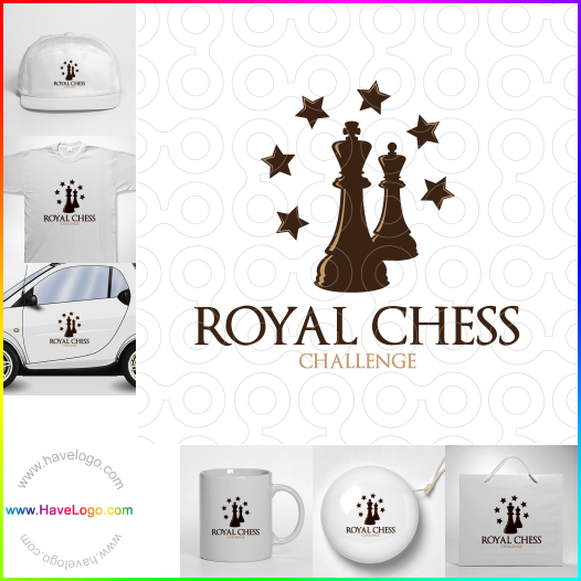 Compra un diseño de logo de ajedrez 23645