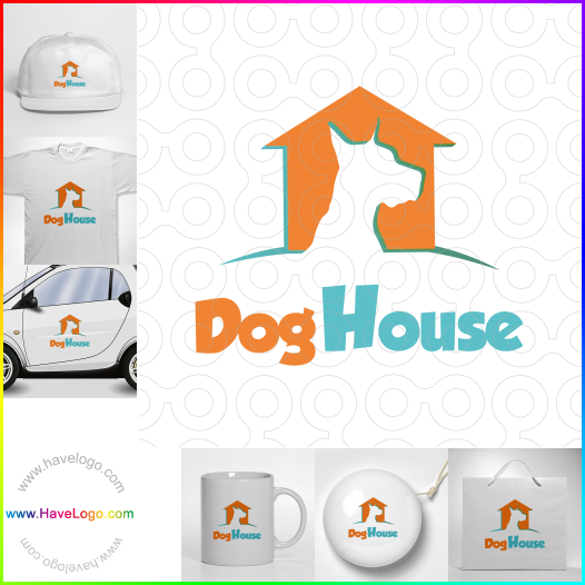 Koop een hondenhok logo - ID:48010