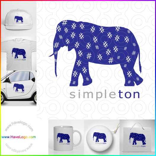 Koop een olifant logo - ID:2223