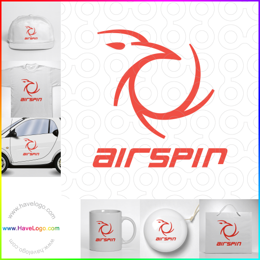 Compra un diseño de logo de spinning 57071