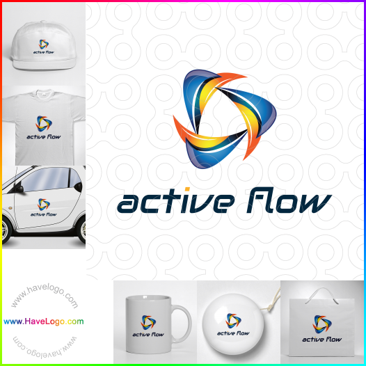 Koop een Active Flow logo - ID:65822