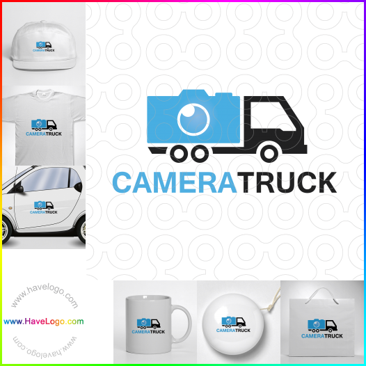 Compra un diseño de logo de Camera Truck 62948