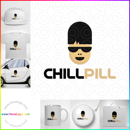 Compra un diseño de logo de Chill Pill 66893