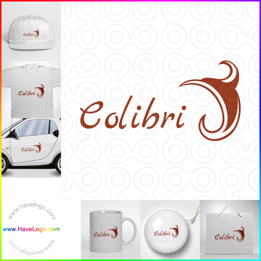Compra un diseño de logo de Colibri 63899