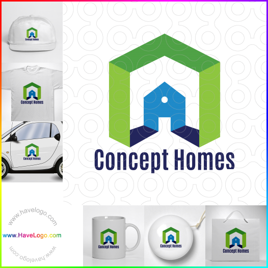 Compra un diseño de logo de Concept Homes 62820