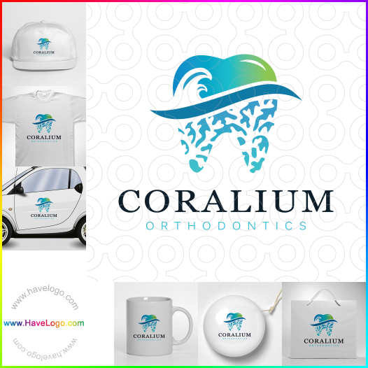 Koop een Coralium Orthondontics logo - ID:60156