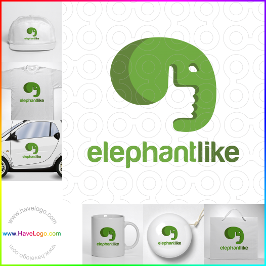 Compra un diseño de logo de Elephant Like 61705