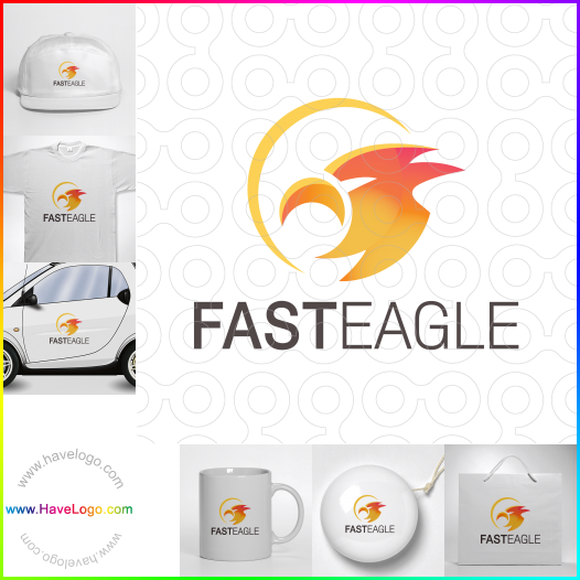 Compra un diseño de logo de Fast Eagle Logo 66013