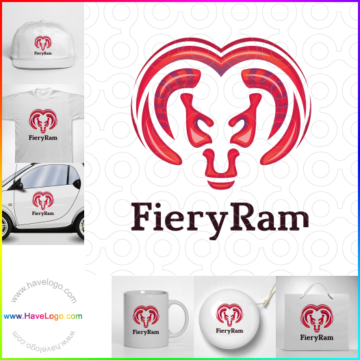 Acheter un logo de Fiery Ram - 63264