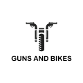 Geweren en fietsen logo