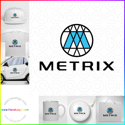 Compra un diseño de logo de Metrix 64872
