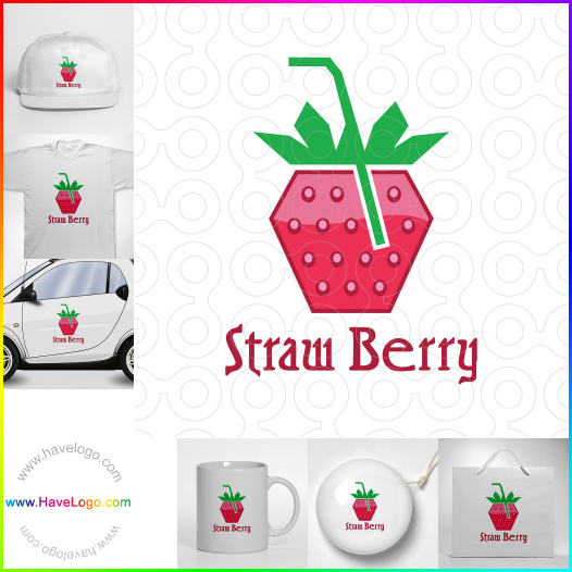 Koop een Straw Berry logo - ID:61908