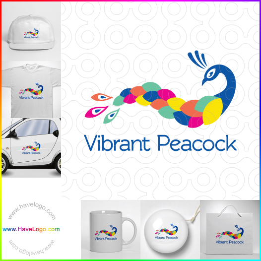 Acquista il logo dello Vibrant Peacock 62036