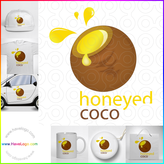 Koop een kokosnoot logo - ID:21334