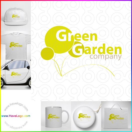 Compra un diseño de logo de jardinería 32473