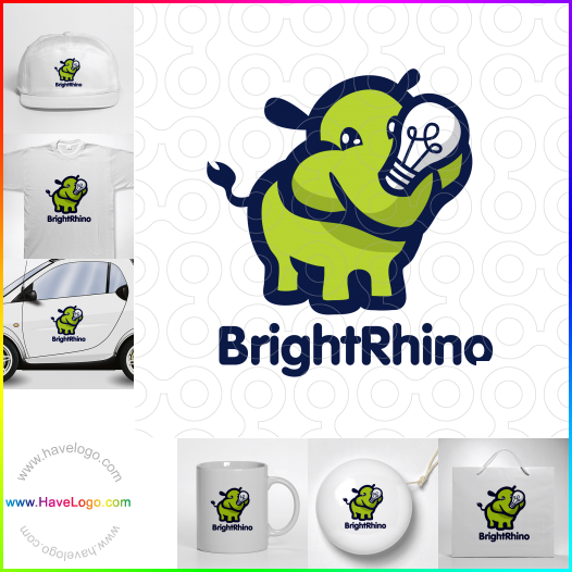 Acquista il logo dello rinoceronte 41185