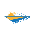 Logo travel mountain