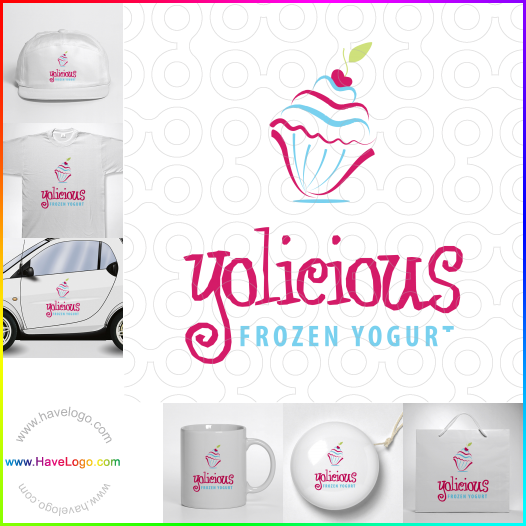 Compra un diseño de logo de yogur 16691