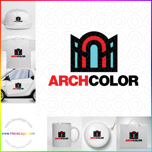 Compra un diseño de logo de Color del arco 64920