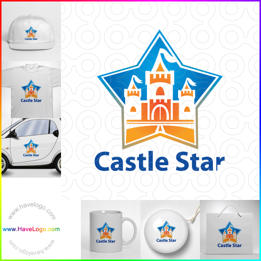 Compra un diseño de logo de Castle Star 63136