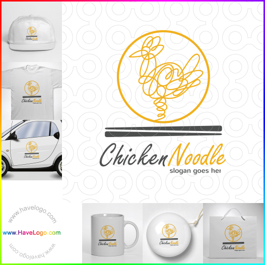 Acheter un logo de Nouilles au poulet - 62979