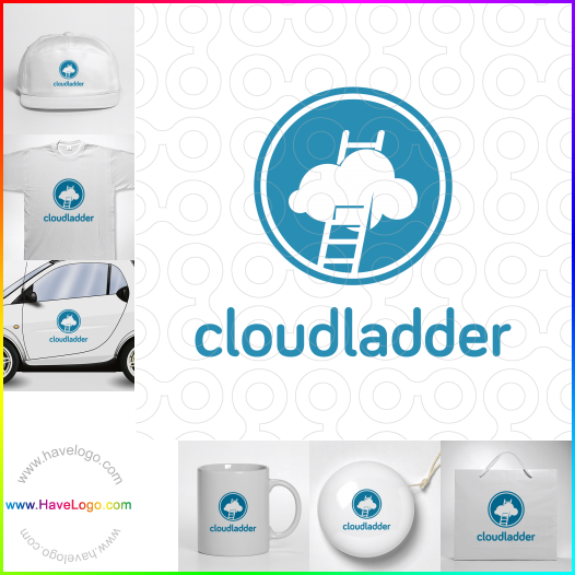 Compra un diseño de logo de Cloud Ladder 64164