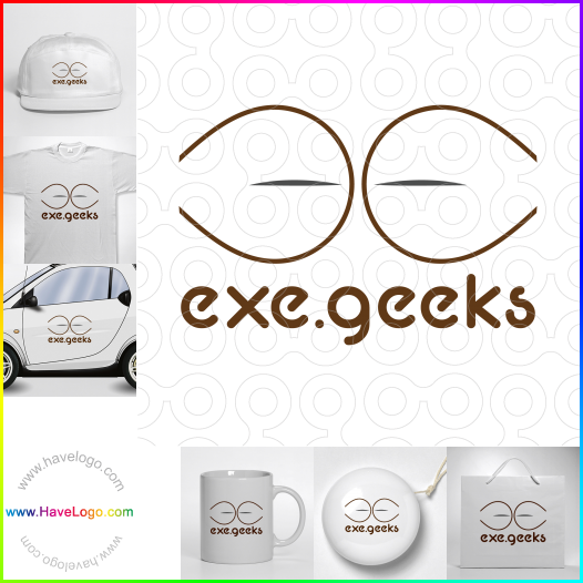 Compra un diseño de logo de Exe Geeks 62780
