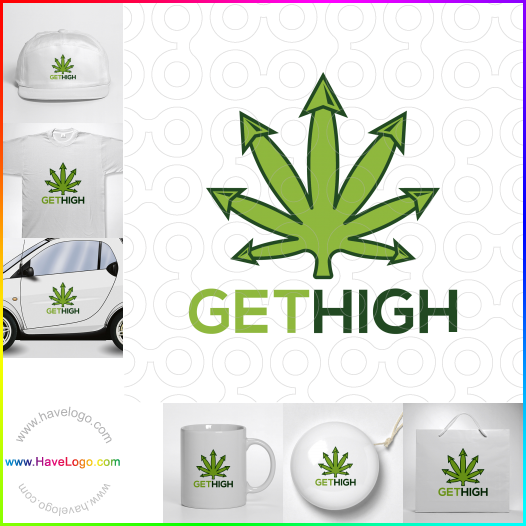Compra un diseño de logo de Get High 66679