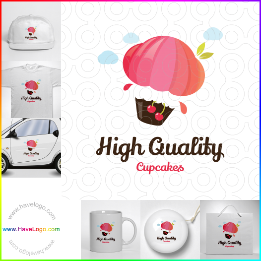 Compra un diseño de logo de Cupcakes de alta calidad 63548