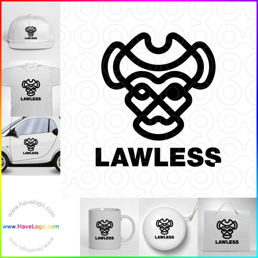 Compra un diseño de logo de Lawless 64619